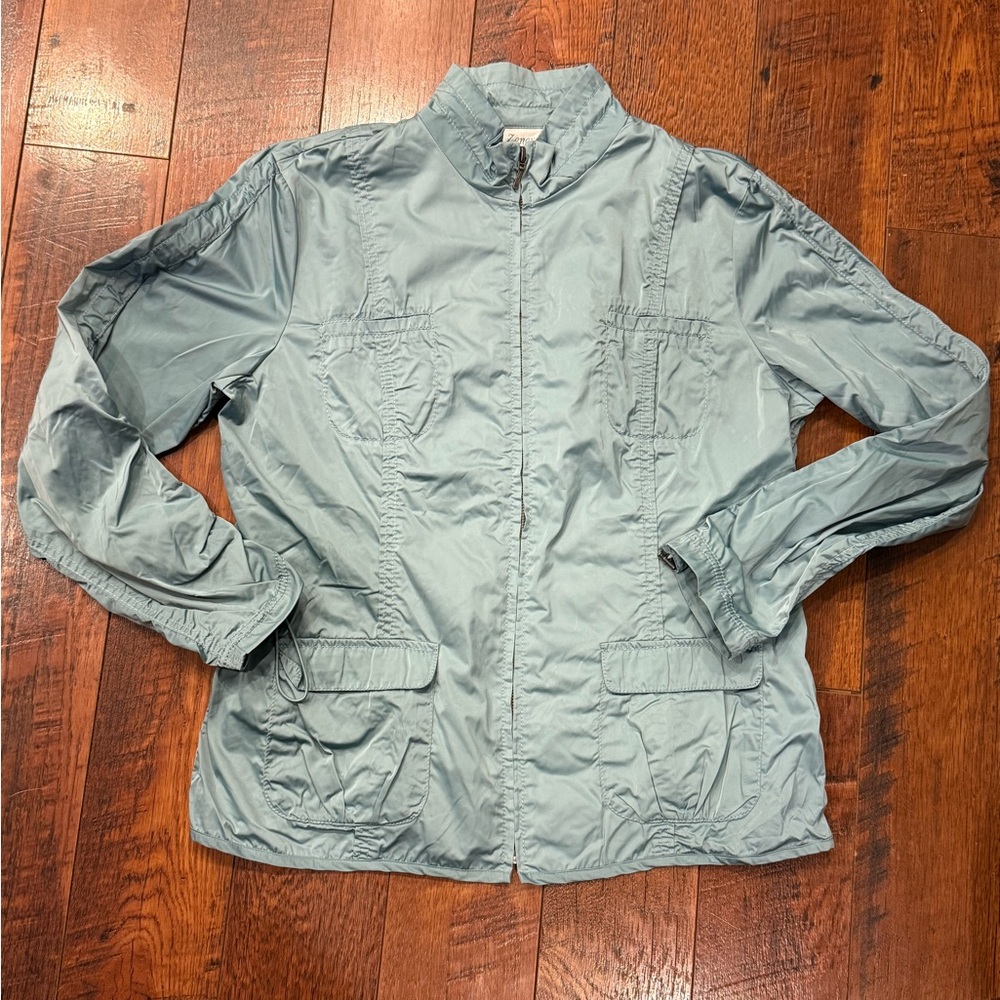 Chico's Light Blue Jacket, size 2